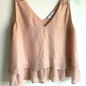 Mango Double Strap Flowy Blush Tank